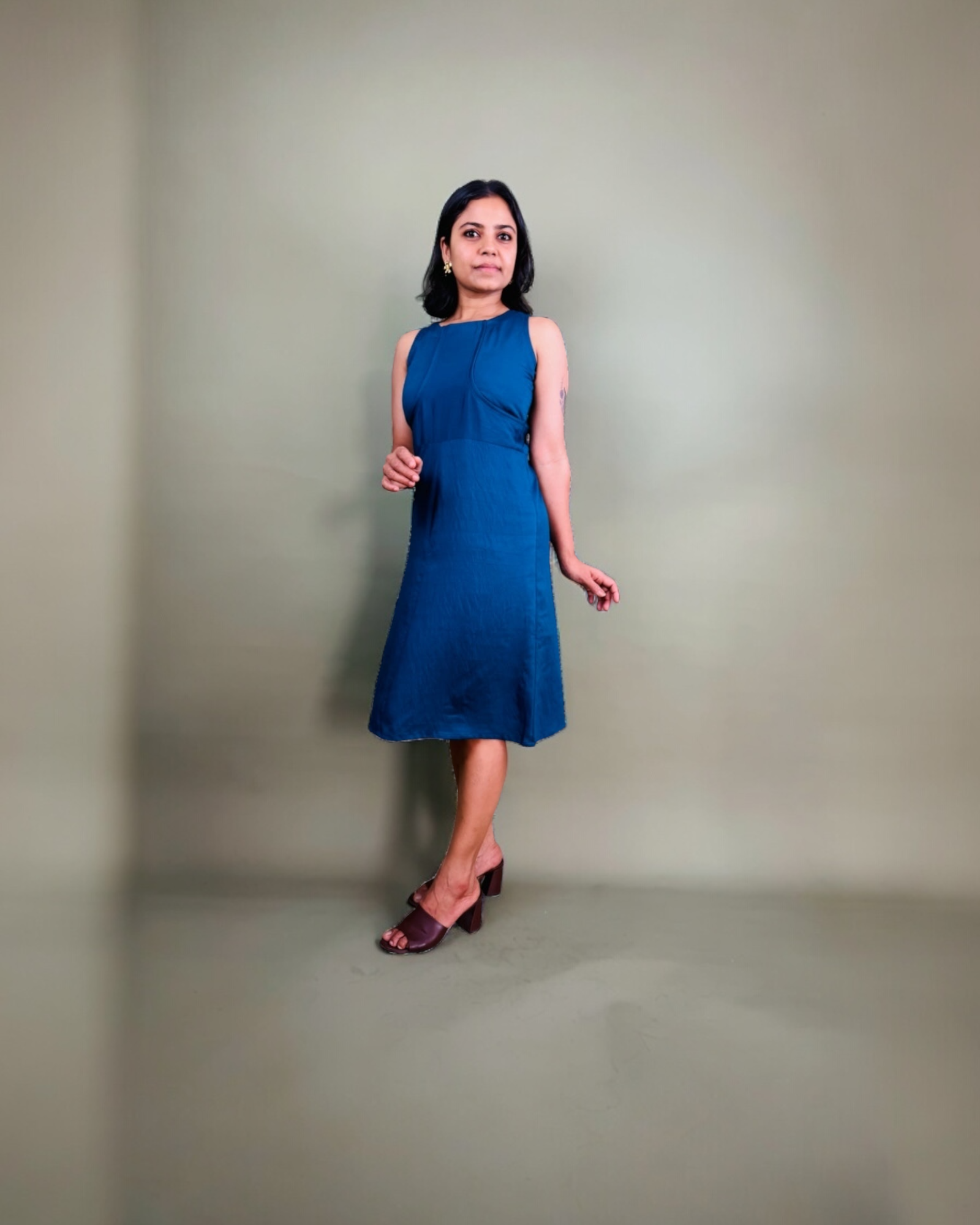 Azure Seam Dress