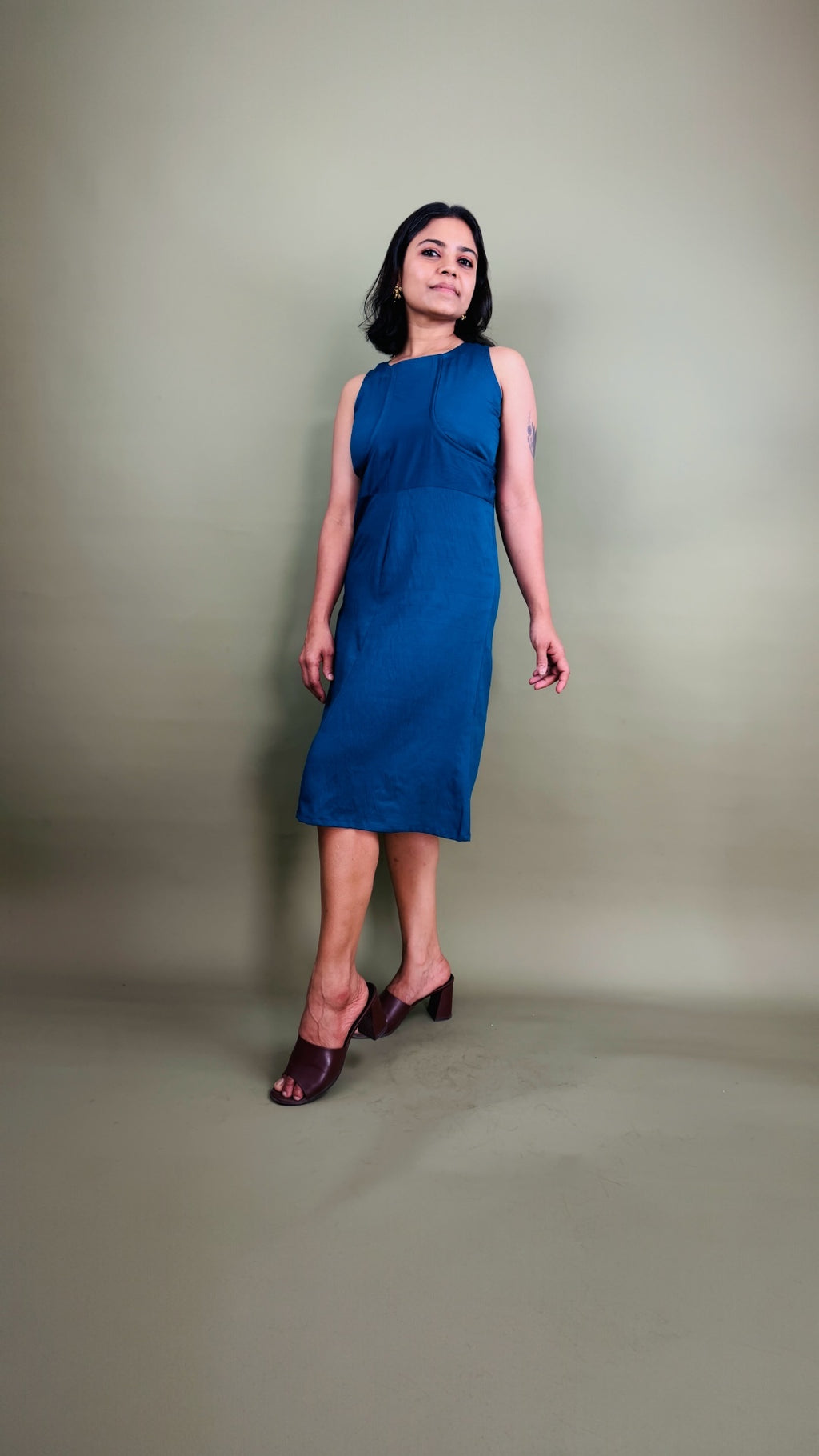 Azure Seam Dress
