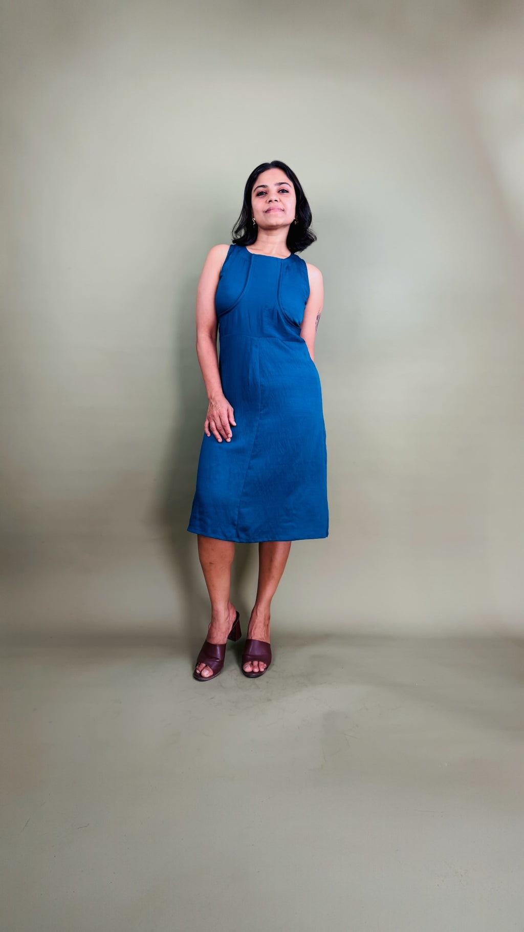 Azure Seam Dress