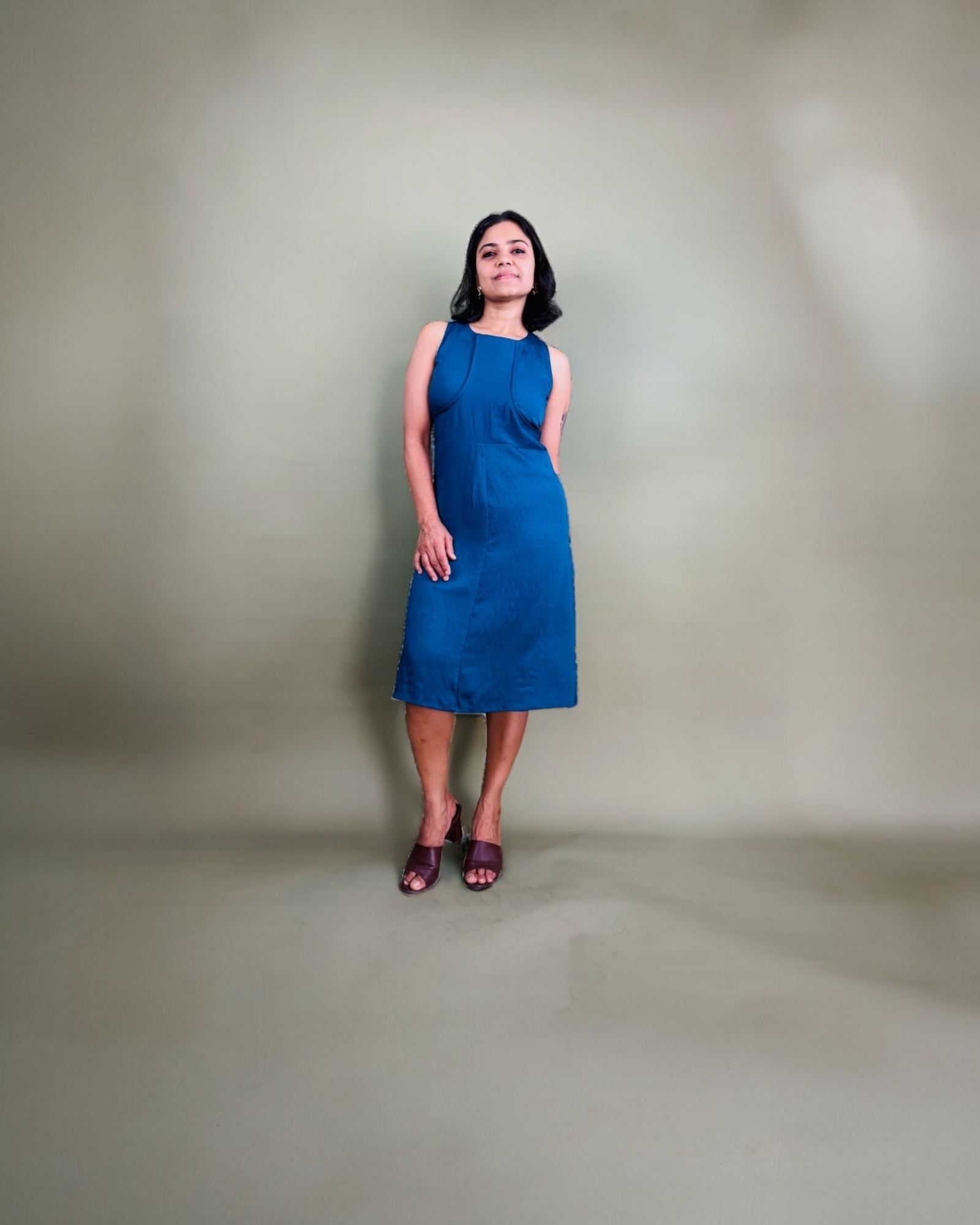 Azure Seam Dress