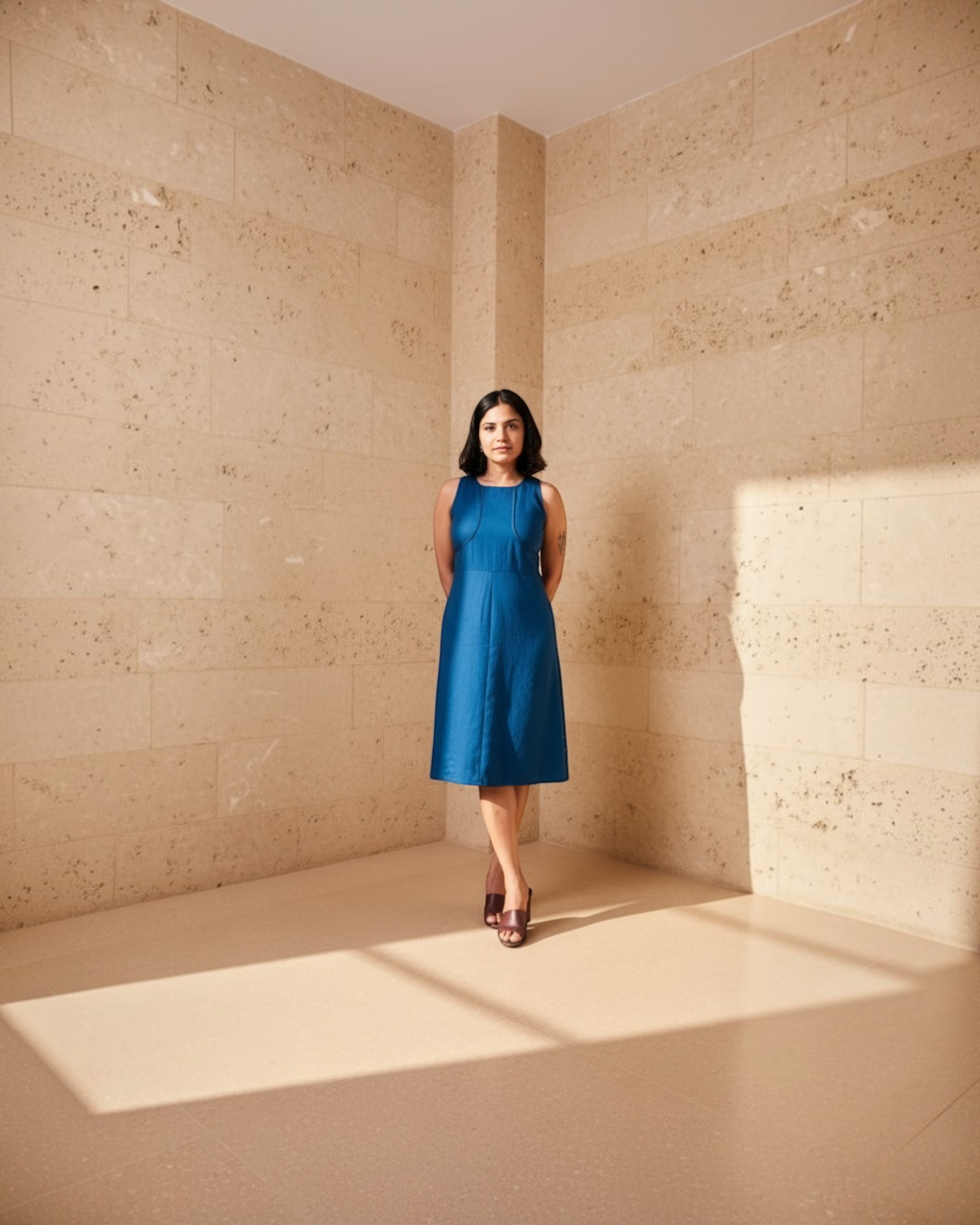 Azure Seam Dress