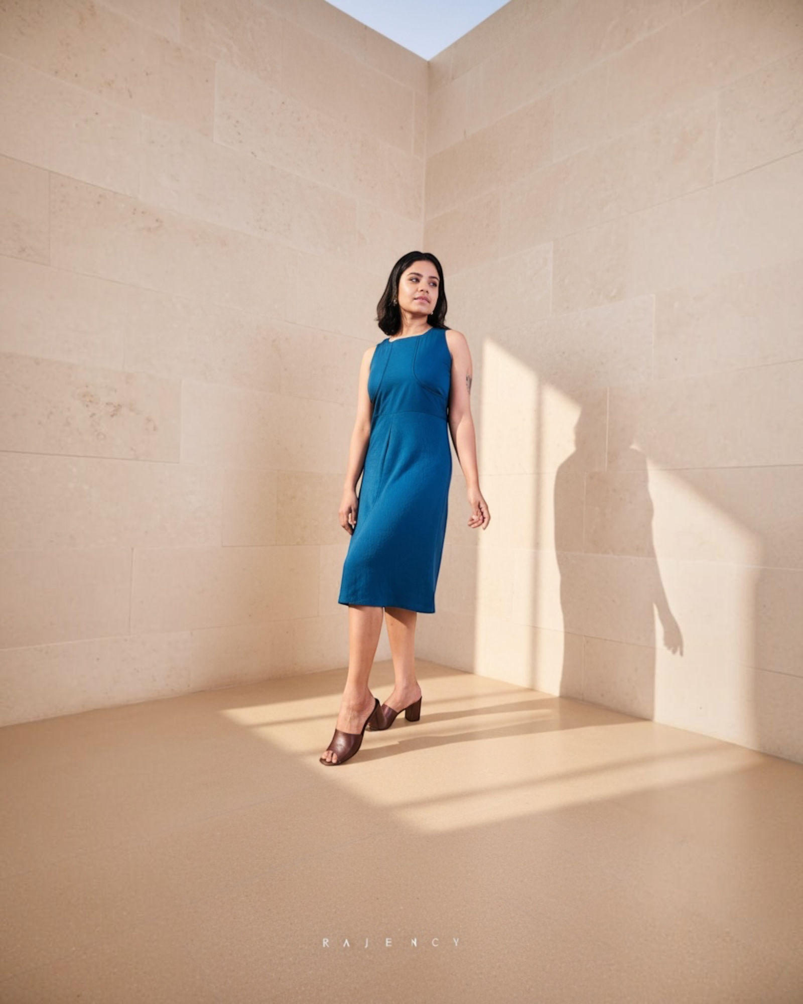 Azure Seam Dress