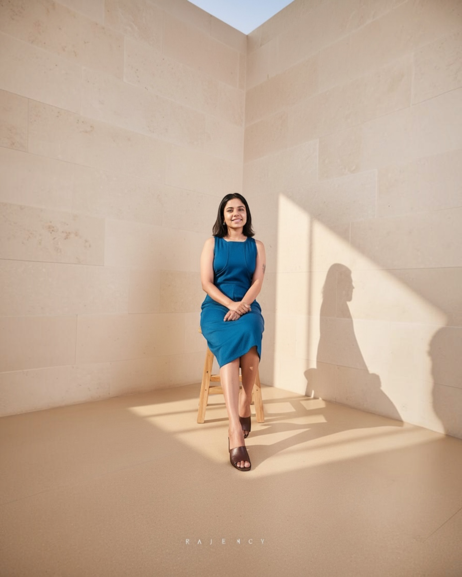 Azure Seam Dress